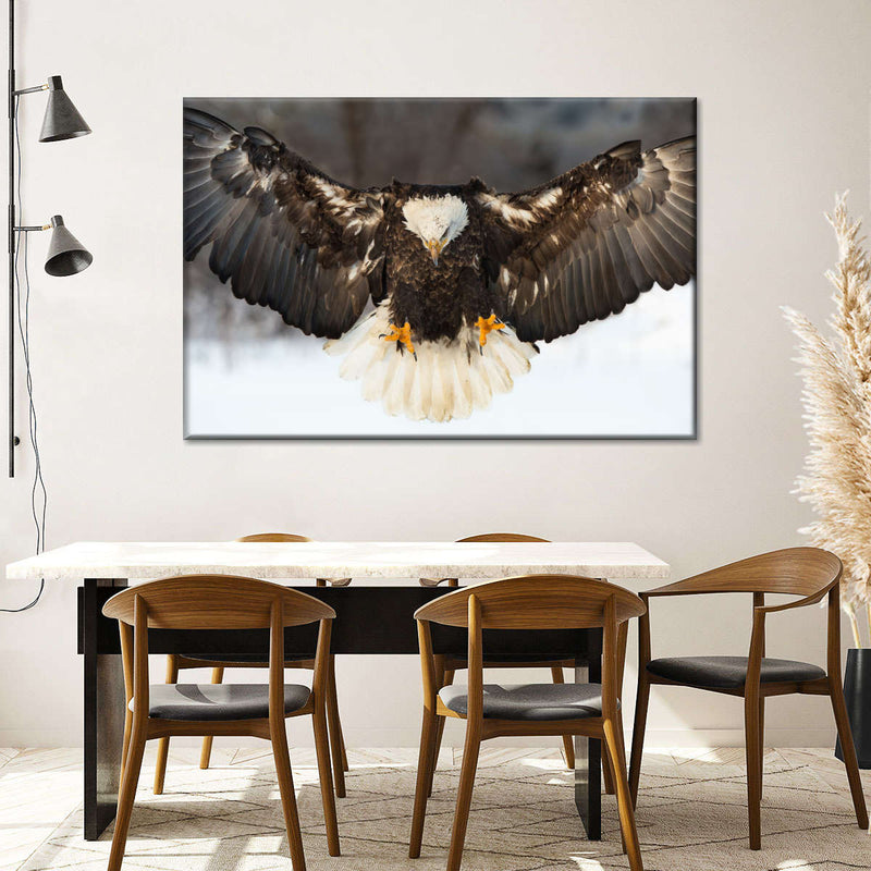 Bald Eagle Landing Wall Art