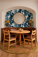 Cali Tropicale Wallpaper, off-white and blue