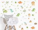 Dinosaur Decals - Fabric Nursery Wall Art Decal