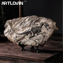 Dinosaur fossil resin craft sculpture office desk decor