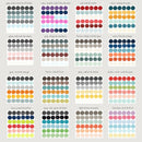 Watercolor Speckles & Dots - Fabric Nursery Wall Art Decals