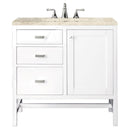 James Martin Addison 36" Single Bathroom Vanity, Glossy White