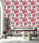 Voguish Peonies Wallpaper Tasteful