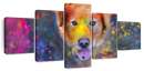 Colorful Labrador Wall Art