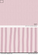 Dolce Stripe Wallpaper, primrose pink