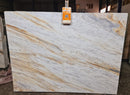 Dolce Vita White Bookmatching Marble Slabs Polished - Full Truckload one slab front view