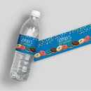 Donut Birthday Water Bottle Labels