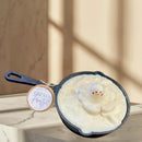 Doodlations Unique Candle | Melting Snowman Skillet