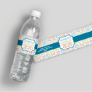 Doodle Graduation Water Bottle Labels