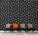 Circle Polka Dots Pattern Peel and Stick Wallpaper | Removable Wall Mural
