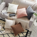 Double cable knit cushion cover set living room pillow case