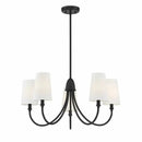 Double layered minimalist wrought iron pendant light dining room
