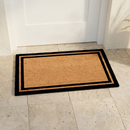 Double Black Border Coir Doormat