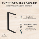 Metal C Bracket for Double Shelves