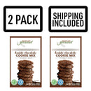 Gluten Free Double Chocolate Cookie Mix | Pack of 2 | 16 oz | Shipping Included | Heartland Gourmet | 1530