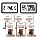 Gluten Free Double Chocolate Cookie Mix | Pack of 6 | 16 oz | Shipping Included | Heartland Gourmet | 1530