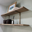 Metal C Bracket for Double Shelves
