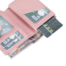 Douglas Genuine Leather Pop-Up Wallet with AirTag Slot - RFID Blocking Cardholder