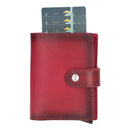 Douglas Genuine Leather Pop-Up Wallet with AirTag Slot - RFID Blocking Cardholder