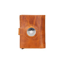 Douglas Genuine Leather Pop-Up Wallet with AirTag Slot - RFID Blocking Cardholder
