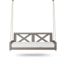 Amish Casual Malvern Porch Swing Bed, 6 Ft Grey