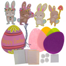 Paper, Felt & Foam Egg and Bunny Banner DIY Craft Kit