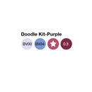 COPIC Ciao Marker 4pc Doodle Purple