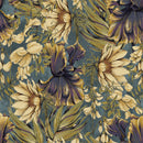 Hand Drawn Dark Floral Wallpaper