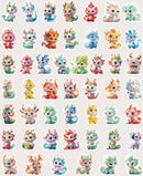 Fantasy Dragon Sticker Pack – 60 Waterproof Mythical Designs