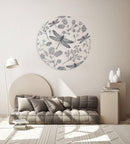 Dragonfly Printed Transparent Acrylic Circle