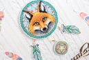 Dream Catcher - Fox SR-302 Plastic Canvas Counted Cross Stitch Kit