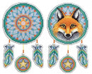 Dream Catcher - Fox SR-302 Plastic Canvas Counted Cross Stitch Kit