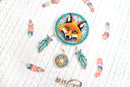 Dream Catcher - Fox SR-302 Plastic Canvas Counted Cross Stitch Kit