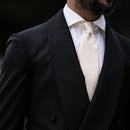 Barbera - Silk Jacquard Tie - Champagne