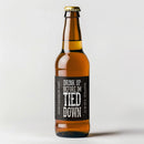 Drink Up Bachelor Beer Label