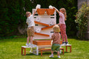 Avenlur Large Wooden Water Table – Multi-Level Sensory Play Station