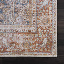 Rust Mair Traditional Washable Area Rug - Clearance
