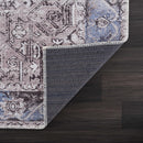 Rosman Blue&Beige - Promo Washable Area Rug - Clearance