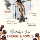 All Natural Energy Supplements with Elderberry Caffeine Pills 60 Capsules