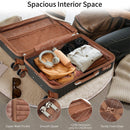 4 Piece Luggage Set Suitcase Set, ABS Hard Shell Lightweight Expandable Travel Luggage with 4 Packing Cubes, TSA Lock, Spinner Wheels for Men Women(16/20/24/28)