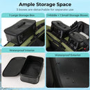 Portable Fishing Boat with 3 Detachable Storage Boxes