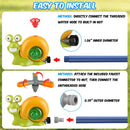 2-in-1 Snail Baseball Sprinkler – Rotating Summer Water Toy