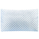 Cooling Memory Foam Pillow Ventilated Soft Bed Pillow w/ Cooling Gel Infused Memory Foam 2Pcs Queen Size
