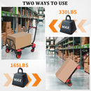 150kg 2-in-1 luggage trolley red