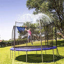 Kids Trampoline Sprinkler Outdoor Water Park Fun Splash Toy