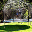 Kids Trampoline Sprinkler Outdoor Water Park Fun Splash Toy