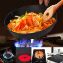 3Pcs Pre-Seasoned Cast Iron Skillet Set 6/8/10in Non-Stick Oven Safe Cookware Heat-Resistant Frying Pan