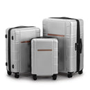 Luggage Expandable Suitcase PC+ABS 3 Piece Set with TSA Lock Spinner