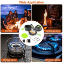 16Pcs Camping Cooking Ware Set Camping Stove Cookware Kit Aluminum Pot Pan Kettle Set with Bowls Knife Fork Spoon Carabiner Spatula Cutting Board for Hiking Picnic Outdoor