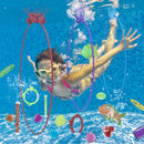 24PCS Kids Diving Pool Toys Set – Rings, Torpedoes, Volleyball